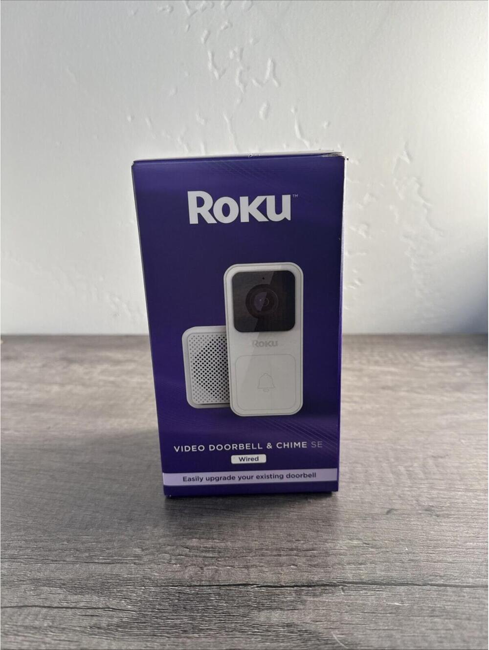 Roku DS1000R Smart Home Video Doorbell & Chime SE with Motion & Sound Detection